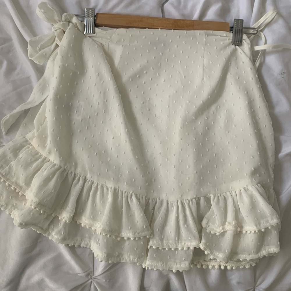 Mini wrap skirt